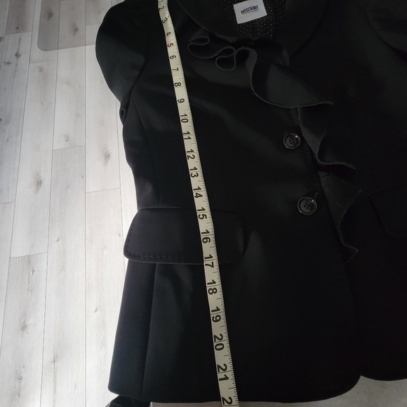 MOSCHINO CHEAP AND CHIC FITTED BLAZER WITH FRILL - Picture 8 of 11